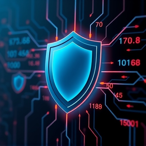 Digital shield illustration representing Zcash privacy protection for cryptocurrency transactions