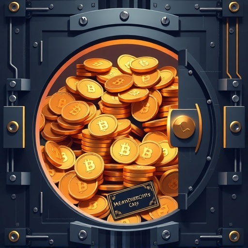 Secure digital vault representing UNUS SED LEO membership benefits and fee discounts on Bitfinex