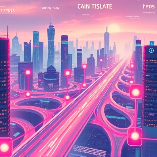 Vibrant futuristic cityscape illustrating Toncoin integration with Telegram for mass crypto adoption