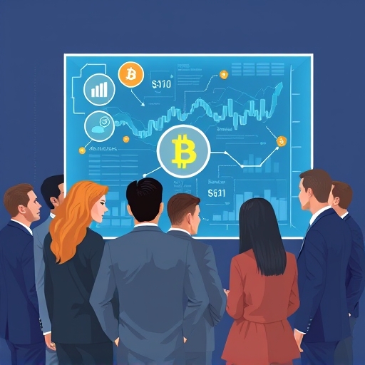 Business professionals analyzing enterprise AI SEO tools with advanced data flows and predictive analytics features