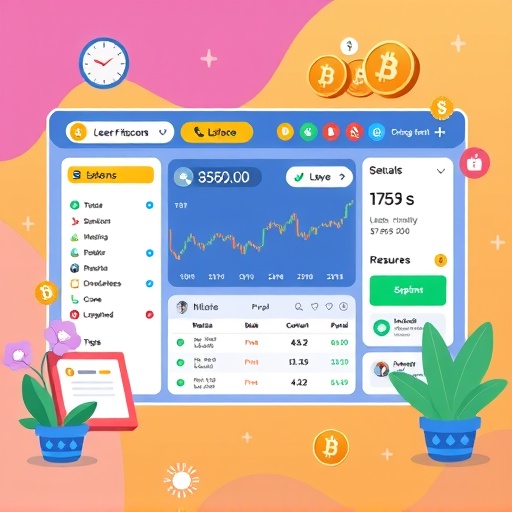 User-friendly cryptocurrency exchange interface highlighting transaction details and educational resources for beginner traders in the USA