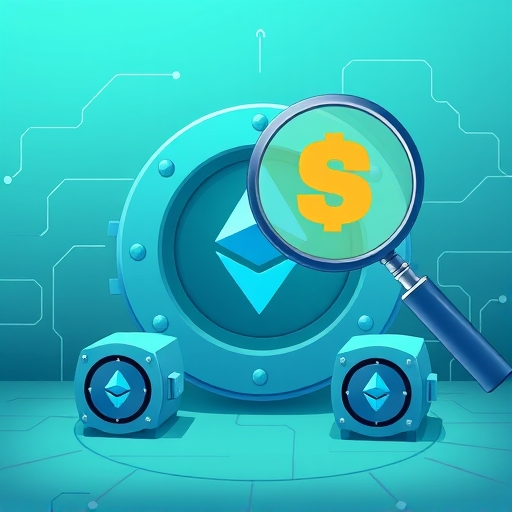 Conceptual illustration of Arbitrum's Optimistic Rollups mechanism for off-chain transaction processing and fraud proofs