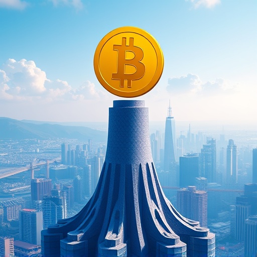 Stylized depiction of Bitcoin and Ethereum as foundational pillars for a robust long-term crypto investment portfolio