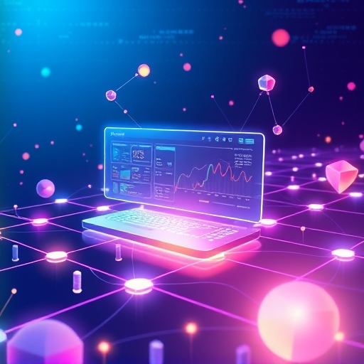 Futuristic decentralized perpetual exchange platform like Aster on BNB Chain featuring high-leverage trading and low slippage liquidity pools