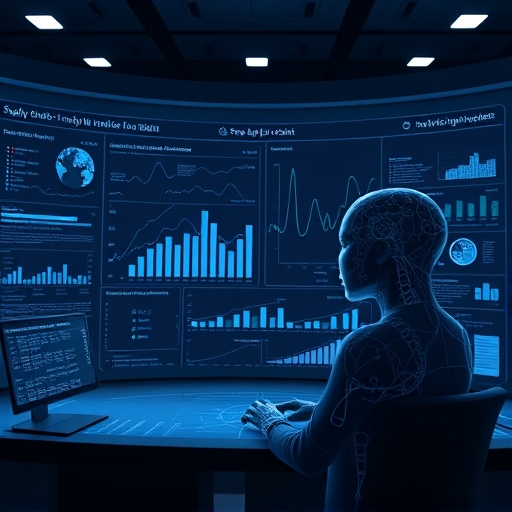 Transparent AI control room for supply chain management featuring human-AI collaboration and explainable analytics interfaces