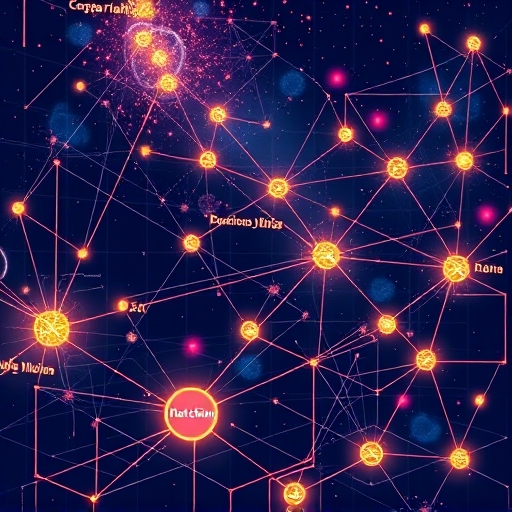 Celestial blockchain map illustrating on-chain Bitcoin activity, whale transactions, and exchange reserves for crypto whale movement analysis