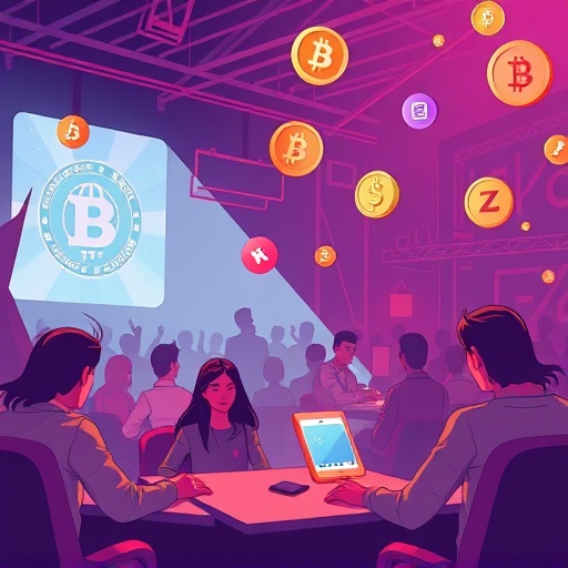 Illustration depicting NFT utility applications like event tickets, gaming assets, and memberships in daily digital life